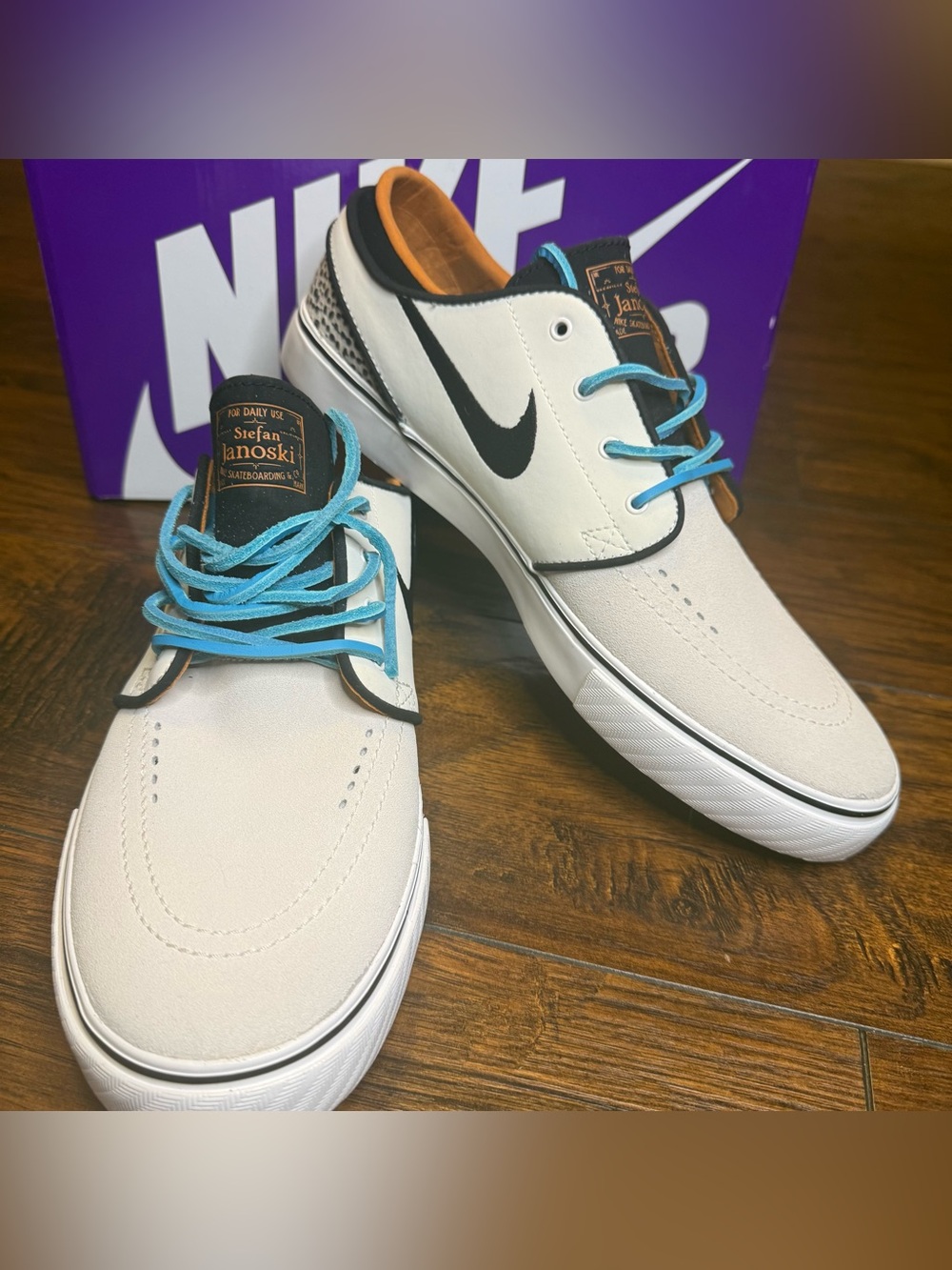 Nike SB Janoski OG+ Olympic Phantom Chlorine Blue Black Bright Men's 9.5